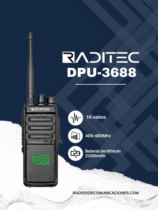 Radio de Comunicación - Raditec -DPU-3688